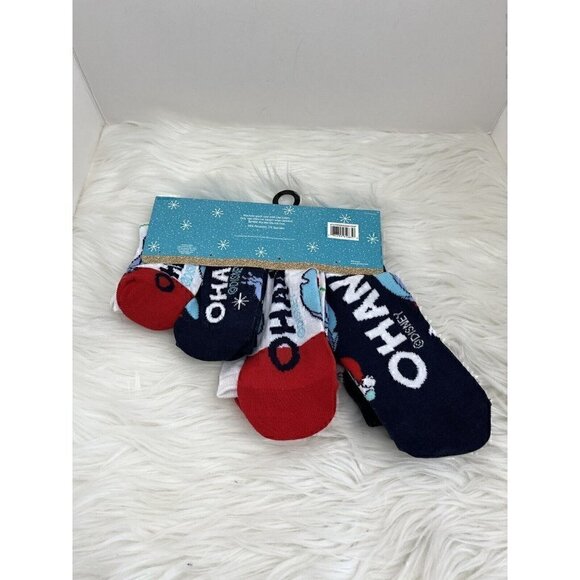 NEW Disney Lilo & Stitch Family Fun Socks Men Women Kid Toddler 4-Pack Crew Sock - Picture 8 of 14